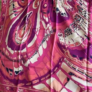 Emilio Pucci Pink and Purple Scarf